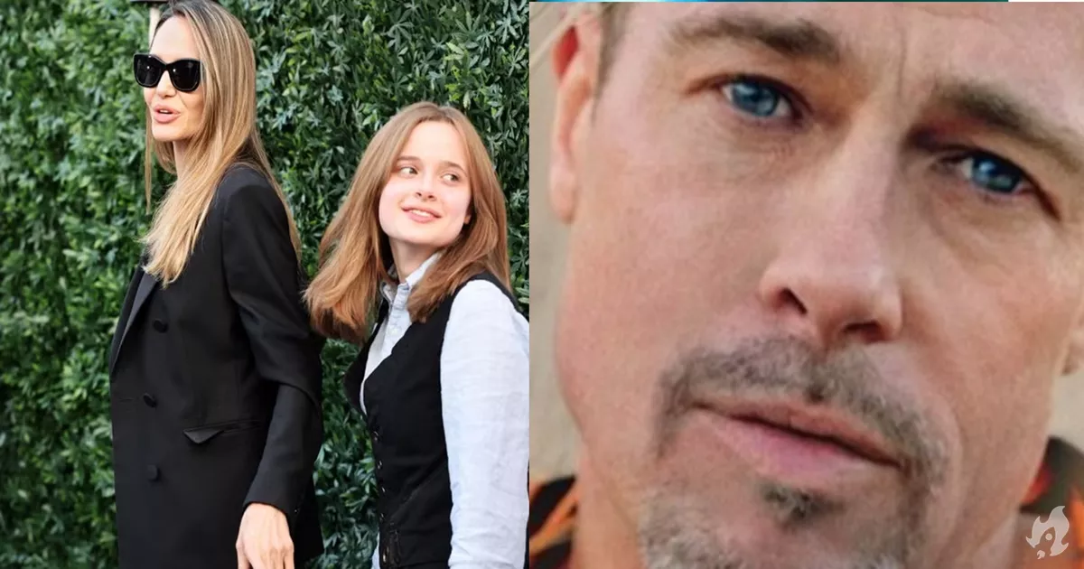 Filha de Angelina Jolie aparece com a mae apos