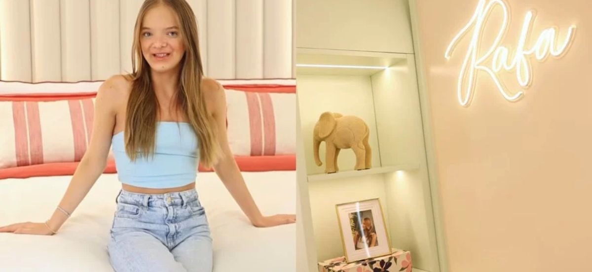Filha de Ticiane e Justus abre as portas de casa