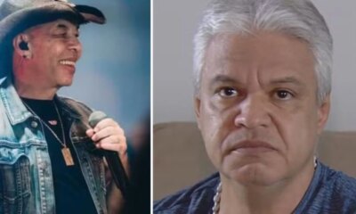 Flavio filho de Chrystian lamenta ausencia no velorio do cantor