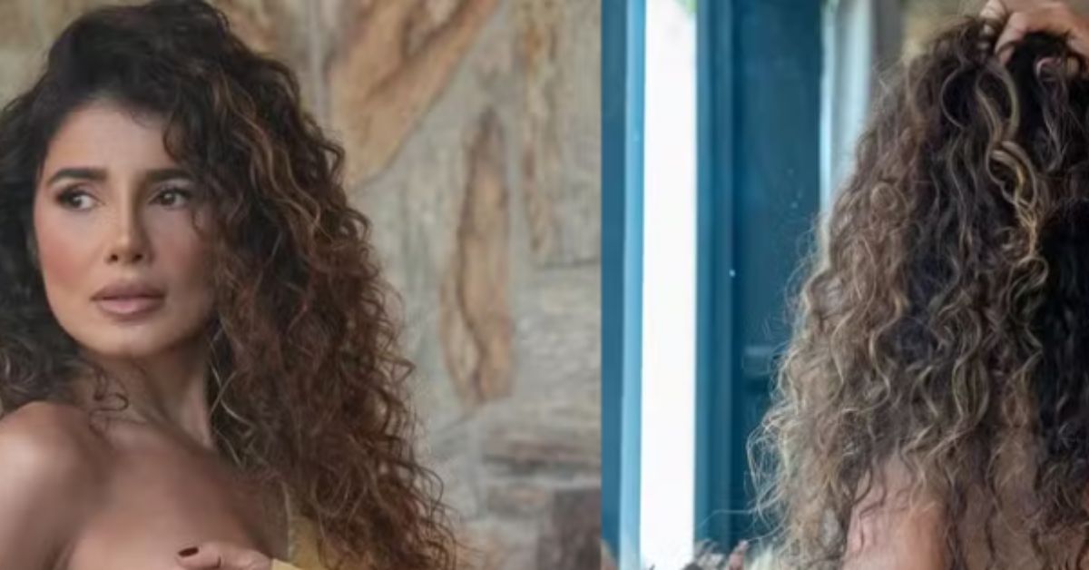 Fotos da cantora Paula Fernandes 'como chegou ao mundo' viralizam e ela se manifesta: 'Faz parte' 31 Fotos da cantora Paula Fernandes como chegou ao mundo viralizam