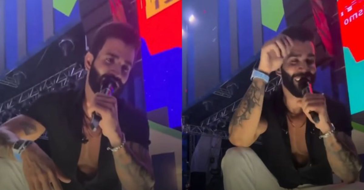 Gusttavo Lima e pedido em casamento por rapaz da plateia