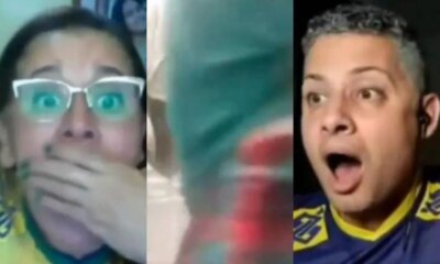 Homem invade programa ao vivo abaixa as calcas e mostra