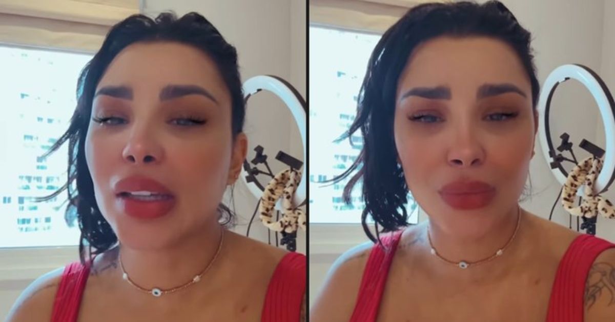 Jenny Miranda surge aos prantos e surpreende com desabafo sobre