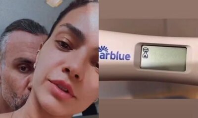 Kelly Key exibe teste de gravidez na web e interage