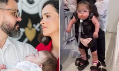Leticia Cazarre fala sobre estado de saude da filha Guilhermina
