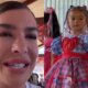 Lore Improta se depara com situacao envolvendo a filha pequena