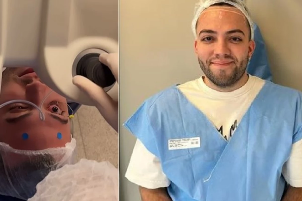 Lucas Rangel revela cirurgia nos olhos para corrigir visão: ‘Não pude perder a chance’ 31 Lucas Rangel revela cirurgia nos olhos para corrigir visao ‘Nao