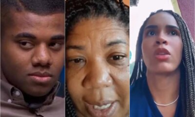 Mae de Davi esculacha mulher que trabalhou na equipe do