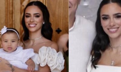 Mavie filha de Neymar e Bruna Biancardi e batizada em