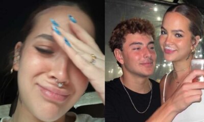 Mel Maia nao consegue segurar a emocao e anuncia triste