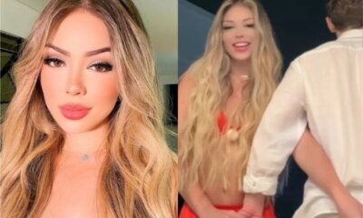Melody primeira vez divulga video com namorado e o casal