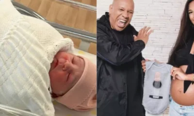 Nasce neta de Anderson Leonardo um mes apos sua