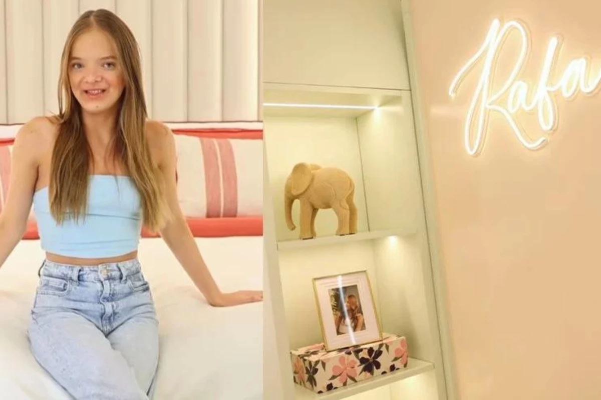 Rafaella Justus faz tour pelo seu quarto na fazenda de