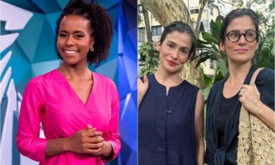 Renata Vasconcellos comemora aniversario com a irma gemea e comentario