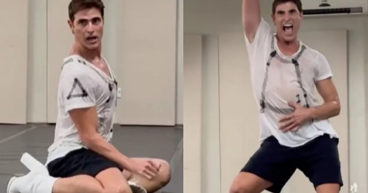 Reynaldo Gianecchini impressiona ao mostrar ensaio de danca Vogue