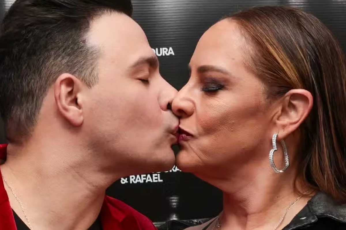 Silvia Abravanel flagrada aos beijos com o noivo apos insinuar