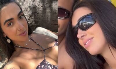 Ta rolando Giovanna Lima reencontra ex brother e dupla ganha fa