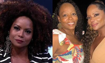 Adriana Bombom comparece ao velorio da irma gemea em Niteroi