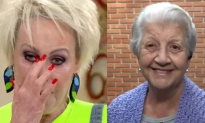Ana Maria Braga chora durante entrevista ao lembrar da