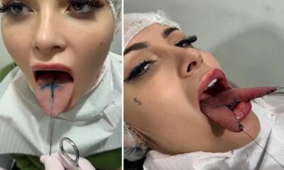 Andressa Urach desabafa apos cortar a lingua ao meio atraves
