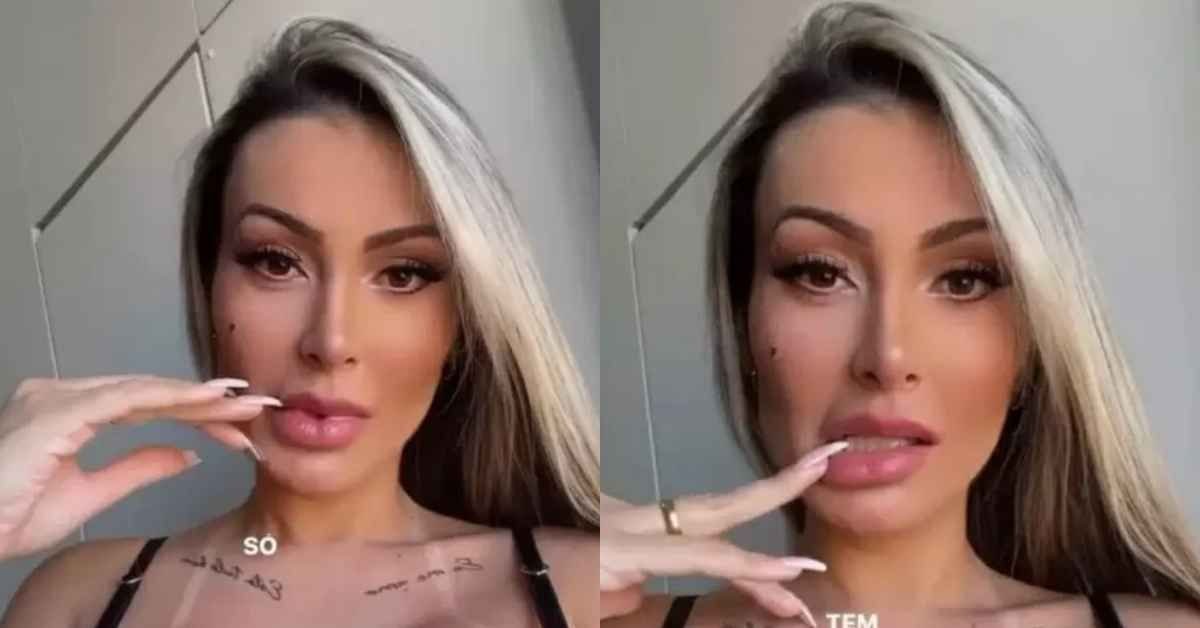 Andressa Urach volta a causar escandalo na internet desta vez
