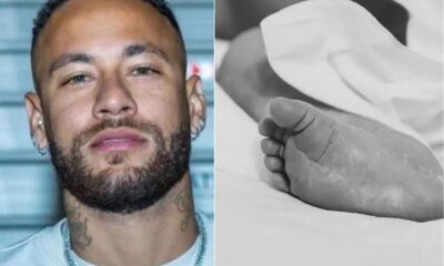 Aparencia de Helena a terceira filha de Neymar comeca a