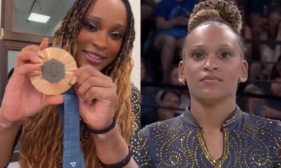 Apos ganhar medalha nas Olimpiadas Rebeca Andrade e vitima de