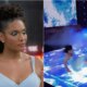 Apos tombo na Danca dos Famosos Barbara Reis e eliminada