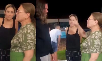 Avo de Wanessa encontra com Dado Dolabella e nao se