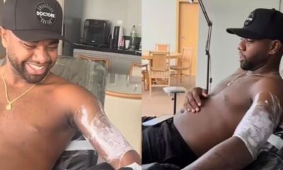 Davi Brito exibe resultado surpreendente de braco fechado com tatuagens