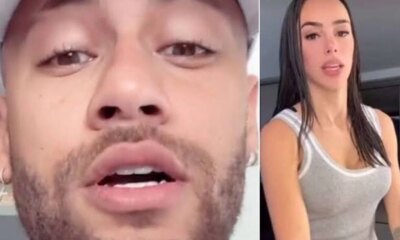 Diante dos amigos Neymar da ‘bronca em Bruna Biancardi e