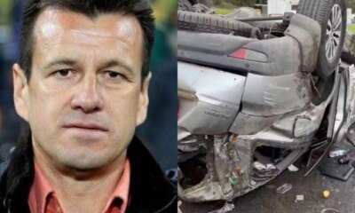 Dunga ex tecnico da Selecao Brasileira e esposa sofrem acidente e