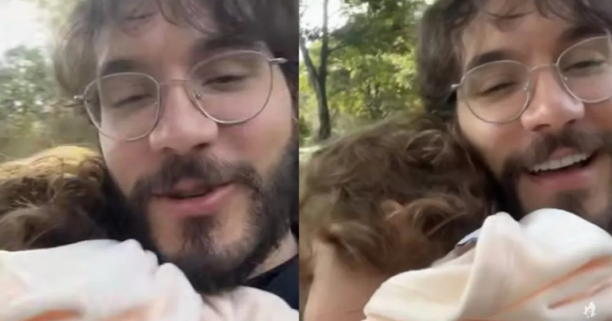 Eliezer se derrete ao compartilhar momento fofo com Lua