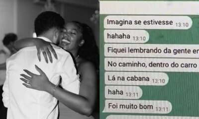 Esses foram os prints enviados a Iza cantora revelou que
