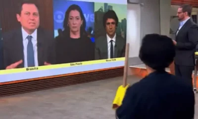 Globo toma atitude apos faxineira ‘invadir programa na GloboNews