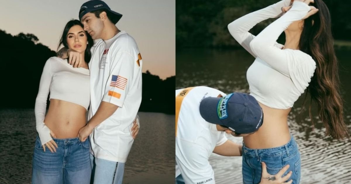 Gravidos Luan Santana e Jade Magalhaes anunciam que esperam primeiro