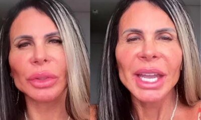 Gretchen compartilha momentos especiais com as filhas Giullia e Valentina