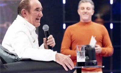 Luciano Huck promove reencontro de Renato Aragao com Dede Santana