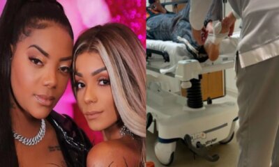 Ludmilla se acidenta e precisa ser levada a hospital esposa