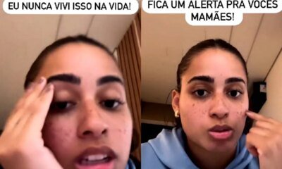 MC Loma compartilha que um estranho salvou sua filha de