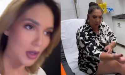 Mae de Virginia sofre acidente no SBT se machuca e