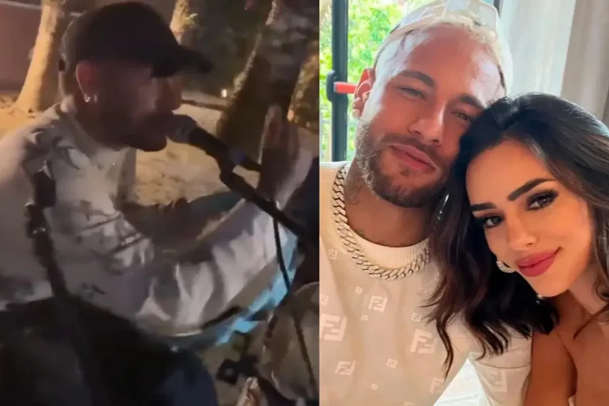 Neymar canta para Bruna Biancardi após serem flagrados aos beijos: ‘Pra quê terminar? Nosso amor que lute’ 31 Neymar canta para Bruna Biancardi apos serem flagrados aos beijos