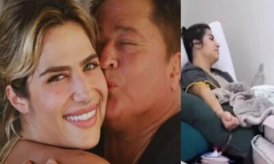 Por complicacoes de cirurgia filha de Leonardo ficou em estado