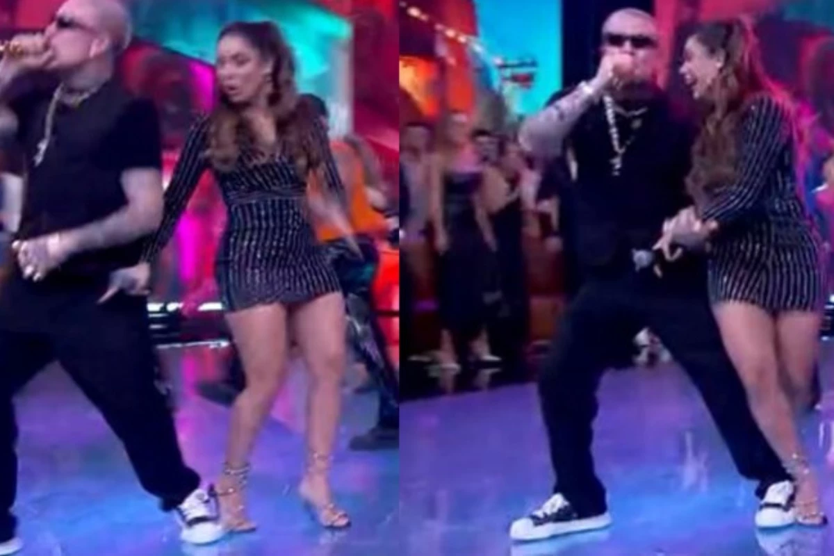 Vídeo: Lexa enfrenta momento tenso durante apresentação no Domingão; cantora errou o passo e quase caiu 39 Video Lexa enfrenta momento tenso durante apresentacao no Domingao cantora