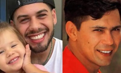 Ze Felipe se abala com comentario espiritual da filha ‘Olhou