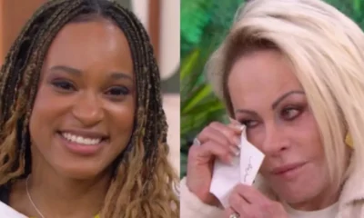 Ana Maria Braga se emociona com Rebeca Andrade no
