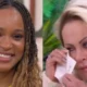 Ana Maria Braga se emociona com Rebeca Andrade no