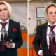Ana Maria Braga surge vestida de Silvio Santos e se
