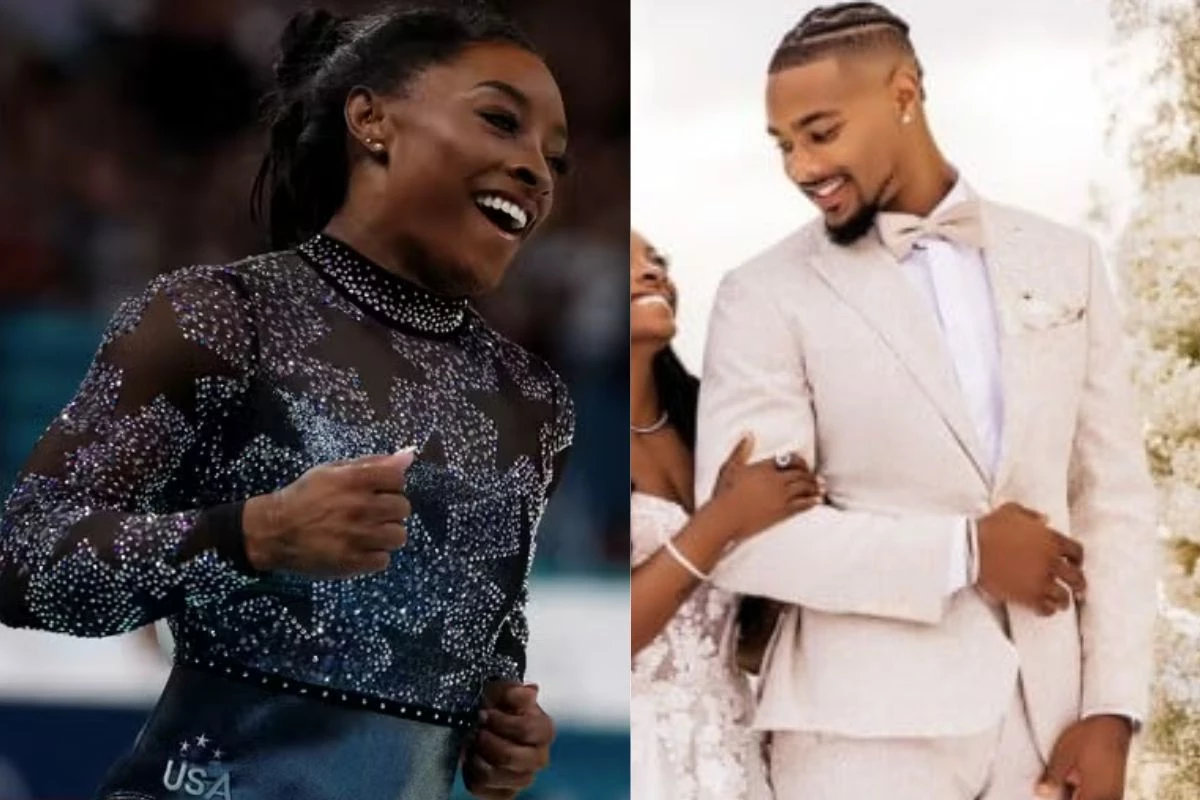 Antes das Olimpíadas, Simone Biles teve duas cerimônias de casamento usando cinco vestidos de noiva lindos 37 Antes das Olimpiadas Simone Biles teve duas cerimonias de casamento