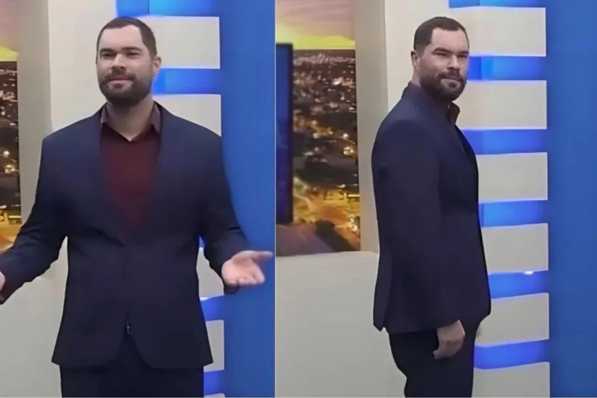 Apresentador da Record viraliza ao começar jornal com dança de filme adulto: ‘Pegou a referência’ 35 Apresentador da Record viraliza ao comecar jornal com danca de